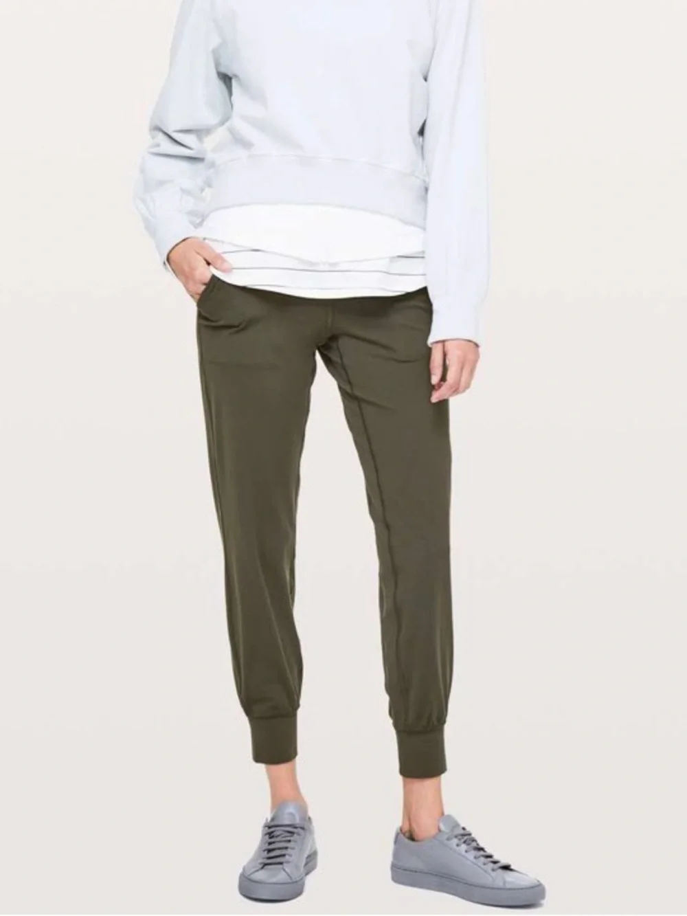 lululemon athletica Olive Green Jogger Leggings